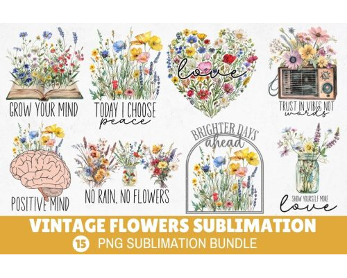 Tips Jual Vintage Flowers Sublimation Designs di Luar Negeri