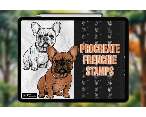Tips Jual French Bulldog Procreate Stamps di Luar Negeri