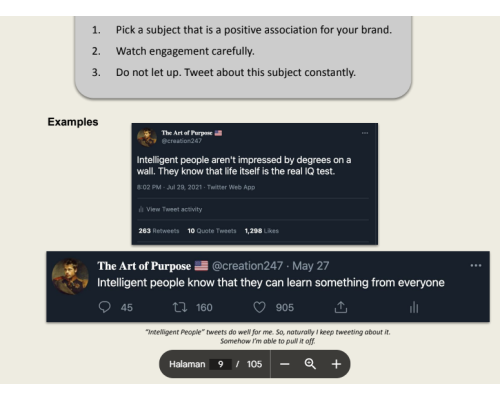 Ebook 101 Jalan Menulis Tweet yang Magic