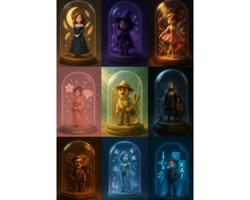 Prompt Capsule Diorama Characters Packs