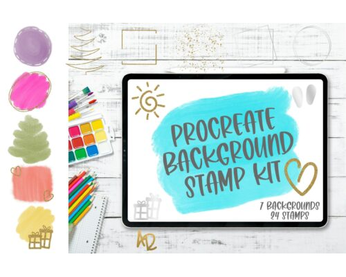 Procreate Background & Logo Maker Stamps