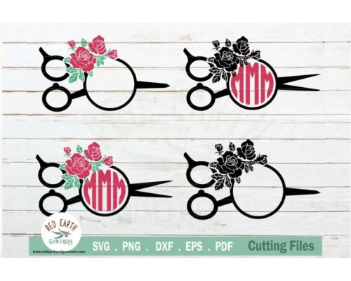 Tips Jual Floral Hairstylist Barber Rose Hairdresser Monogram di Luar Negeri