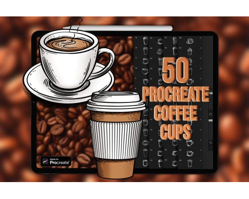 Tips Jual Design Coffee Procreate stamps di Luar Negeri