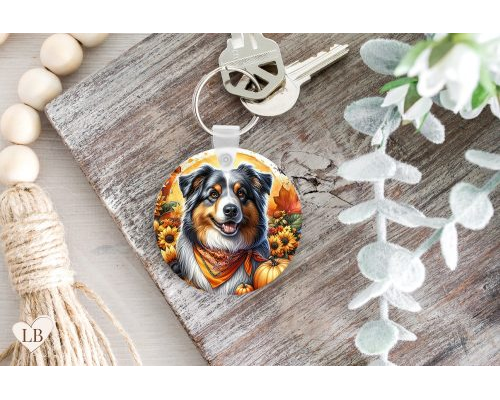 Tips Jual Australian Shepherd Keychain Sublimation di Luar Negeri