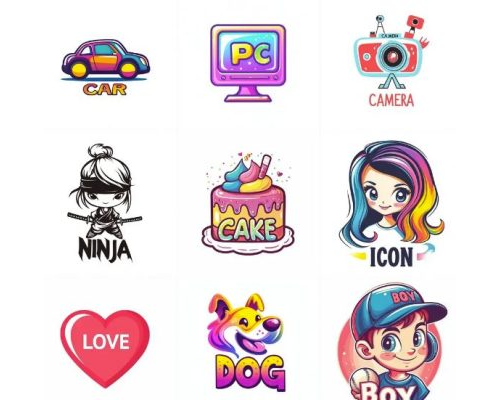 Prompt Cute Icons Sticker By Short Text
