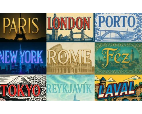 Prompt Typographic Cities