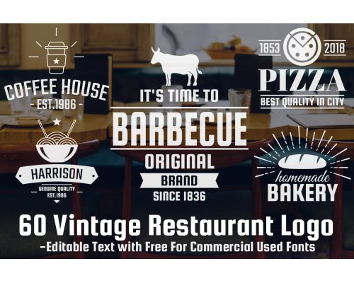 Tips Jual 60 Vintage Logo Set di Luar Negeri