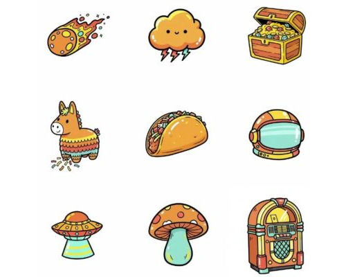 Prompt Cute Icon Illustration Generators