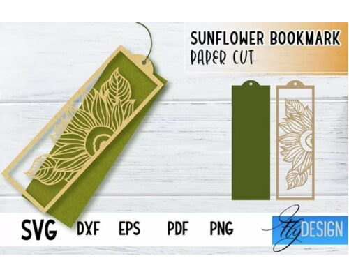 Tips Jual Sunflower Bookmark SVG di Luar Negeri